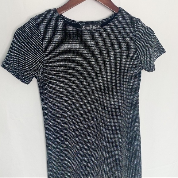 Vintage / Euro Mode / Glitter Holo Mini Dress - Picture 9 of 14